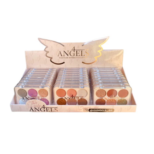 Paleta de sombras x6 tonalidades 4 Angels