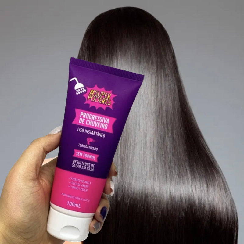 Progressiva De Chuveiro Liso Instantâneo Sem Formal Super Poderes 100ml