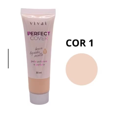 Base Líquida Matte Perfect Cover - Vivai (30ml)