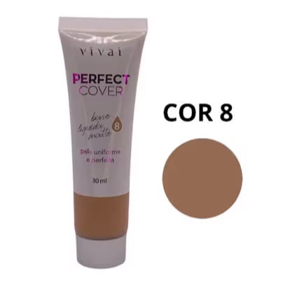 Base Líquida Matte Perfect Cover - Vivai (30ml)