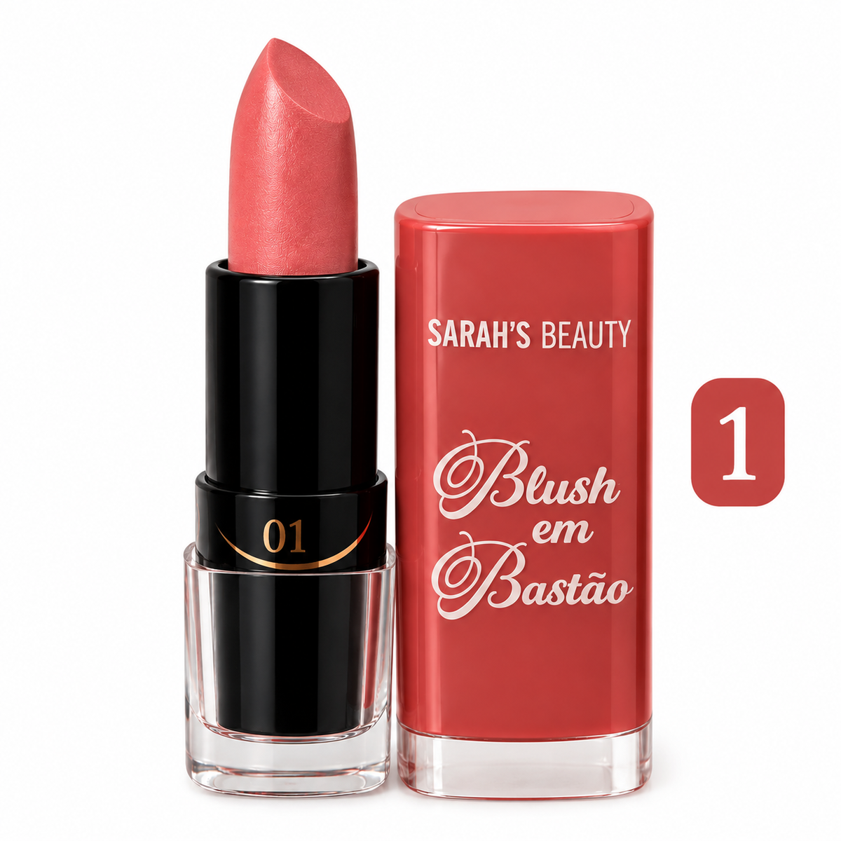 Blush em Bastão Sarah's Beauty