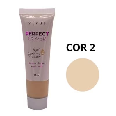 Base Líquida Matte Perfect Cover - Vivai (30ml)