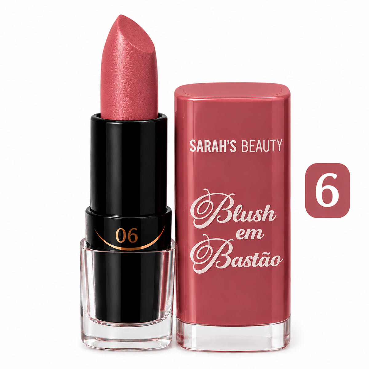 Blush em Bastão Sarah's Beauty