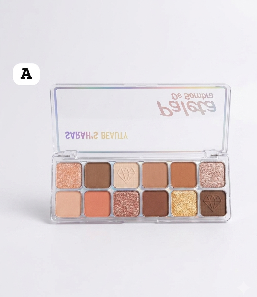 A Paleta de Sombras Diamond da Sarah's Beauty