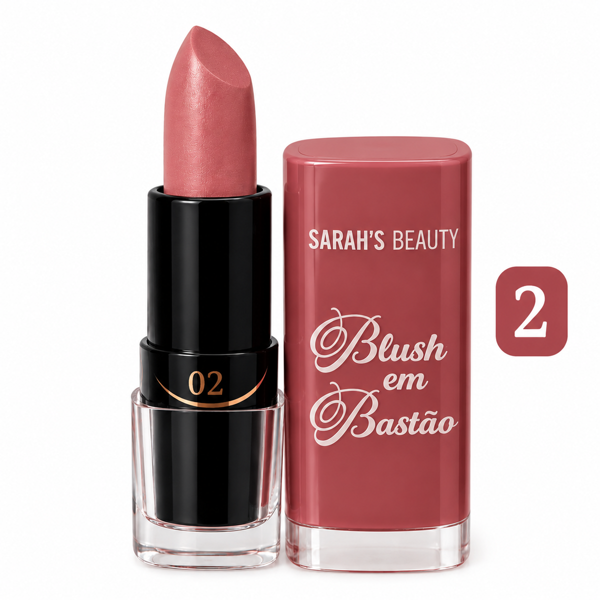 Blush em Bastão Sarah's Beauty