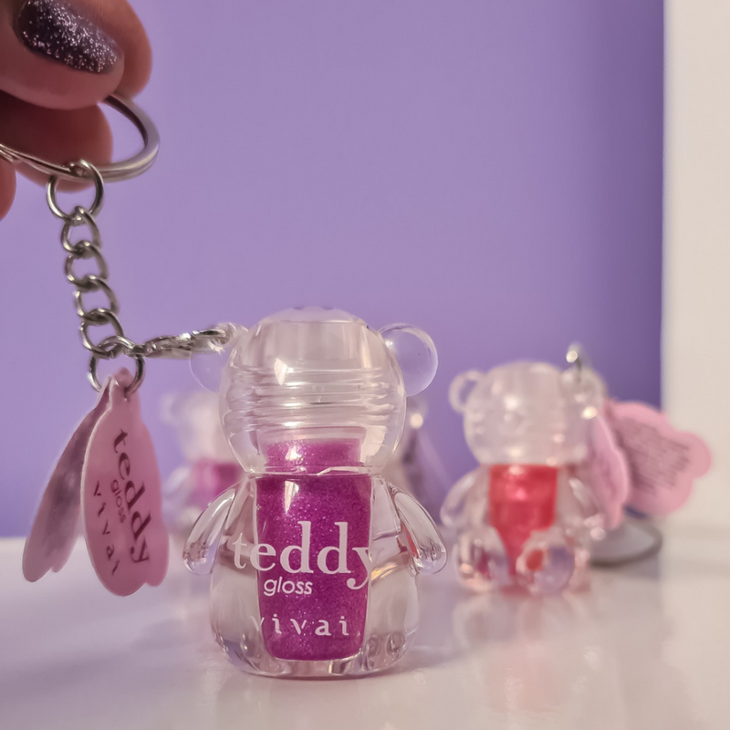 Gloss Ursinho Teddy Chaveiro Vivai