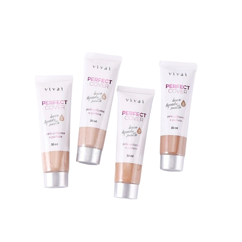 BASE LIQUIDA MATTE 04 CORES SORT.2 - PERFECT COVER